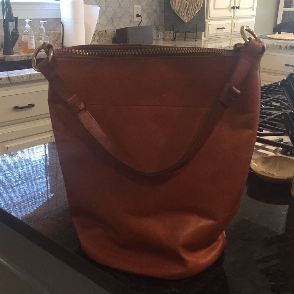 Madewell leather hobo bag